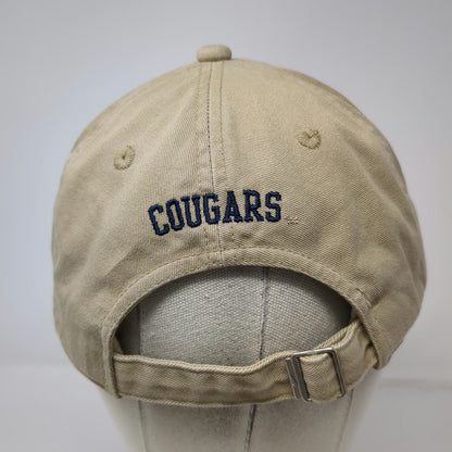BYU Cougars NCAA Nike Hat Beige Blue Gold OSFM Underbrim Slideback Embroidered