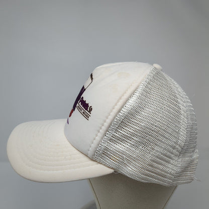 Cactus Pete's Royal Flush Plus Snapback Trucker Hat White One Size