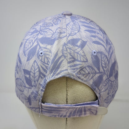 Genesis Playa Del Carmen Baseball Cap Purple One Size Strapback Leaf Print Hat