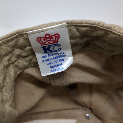 Boise Mattress Strapback Hat Tan One Size Adjustable Embroidered KC