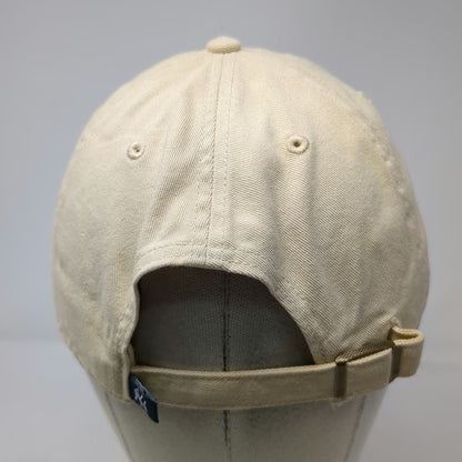 New York Yankees MLB '47 Baseball Cap Beige Blue One Size Slideback Embroidered