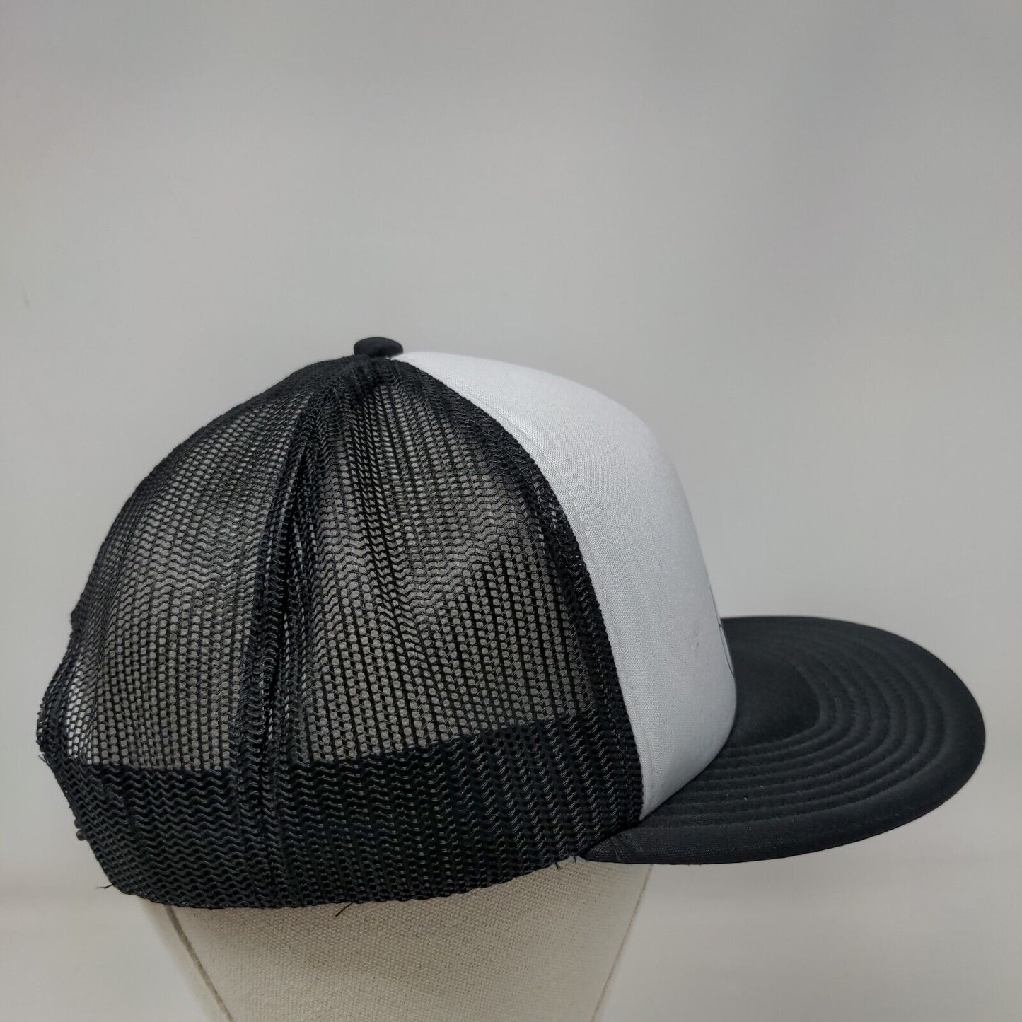 Bottle Snapback Trucker Hat Black OSFM Adjustable Embroidered Otto Polyester