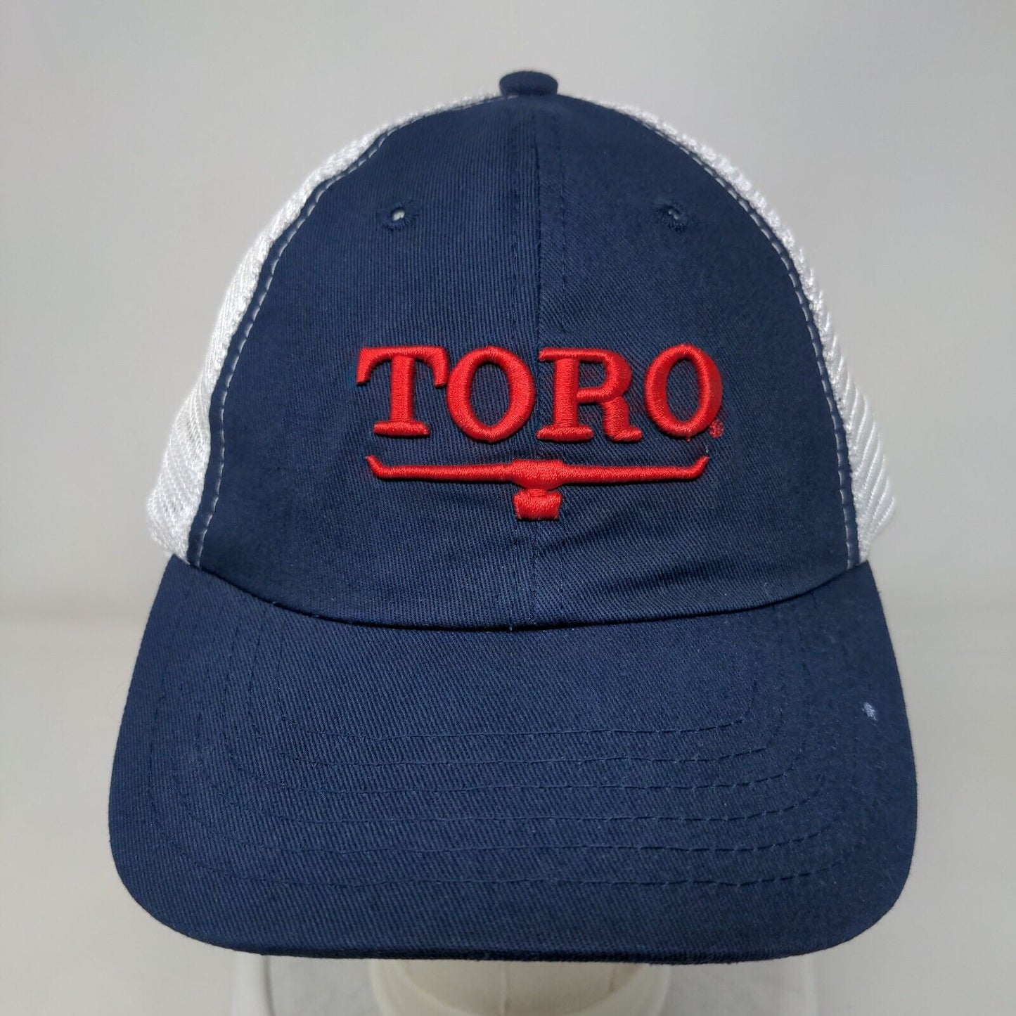 Toro Snapback Mesh Back Trucker Hat Blue OSFM Embroidered Colorblock