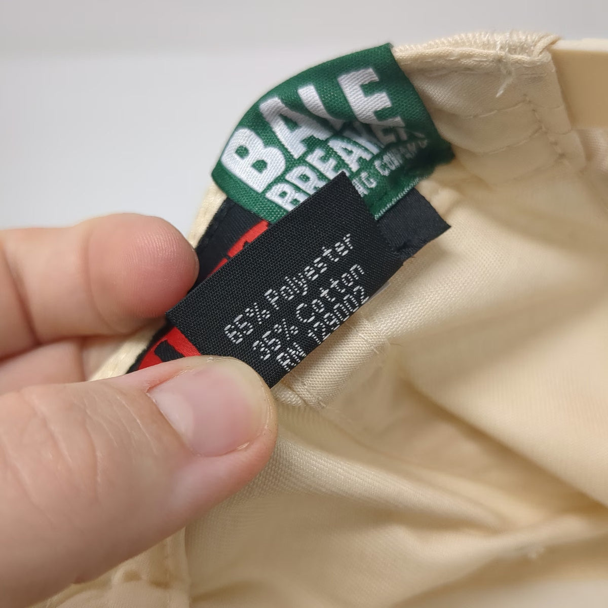 Otto 5 Panel Hat Beige Green One Size Bale Breaker Brewing Co We Grow Our Beer