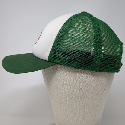 Portland Gear Trucker Hat Green White One Size Snapback Mesh Oregon Pine Trees
