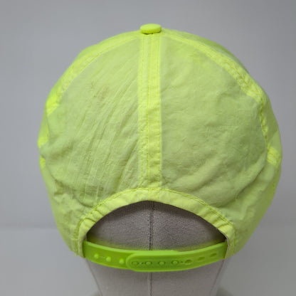 Gold Medal Snapback Rope Hat Green One Size Adjustable Solid Blank