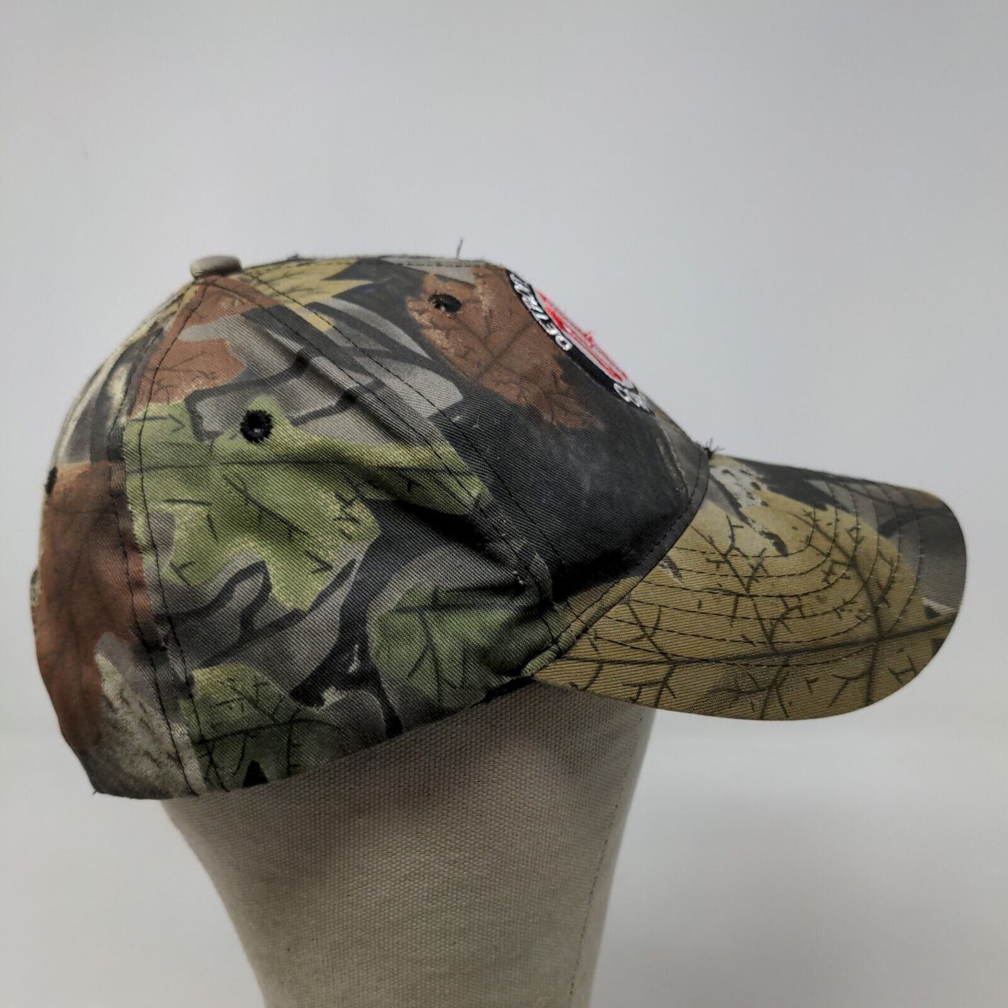 Detroit Radiator Corporation Men's Strapback Camo Hat Embroidered Logo Cotton