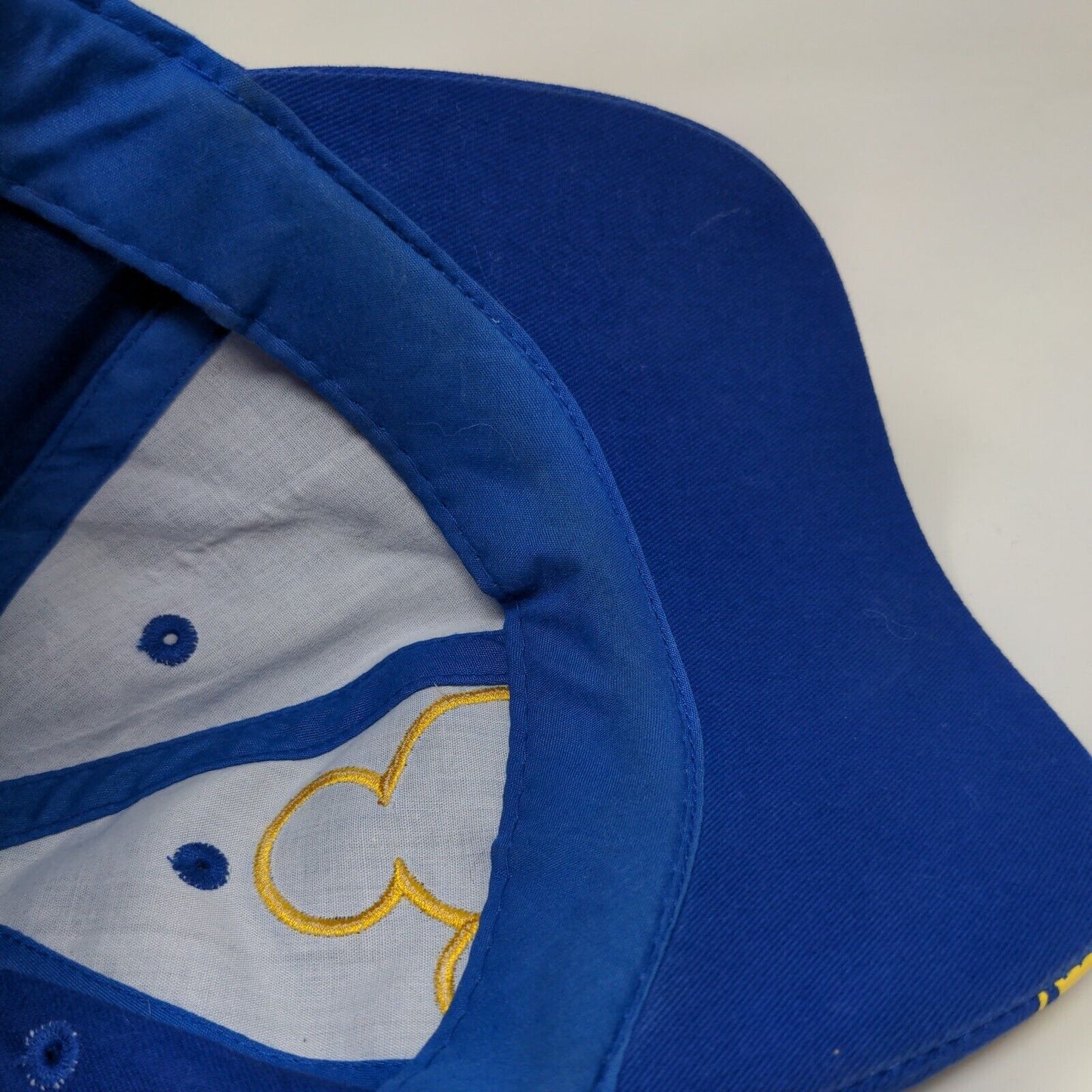 Mickey Mouse Oceaneer Club Slideback Hat Blue One Size Embroidered Disney