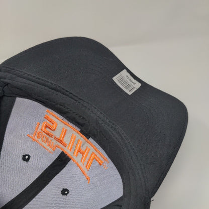 Team STIHL Snapback Hat Black One Size Embroidered Solid 6 Panel
