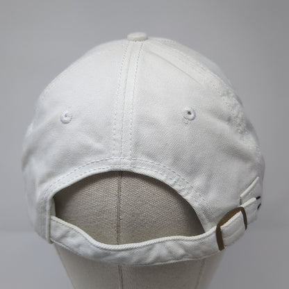 JustBats.com Slideback Baseball Cap White OS Adjustable Embroidered Champion