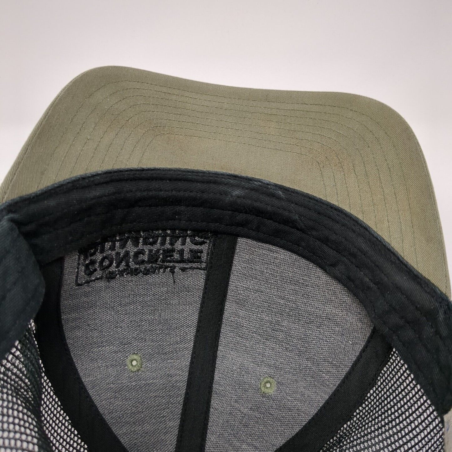 Idaho Falls Concrete Pumping Inc Trucker Hat Green One Size Mesh Back