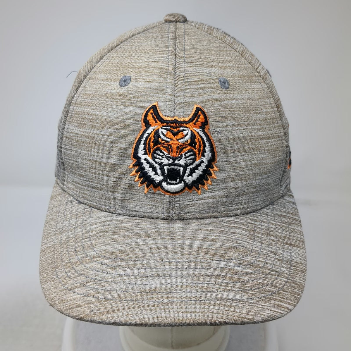 Idaho State Bengals NCAA Captivating Headwear Strapback Gray Orange OSFM Hat