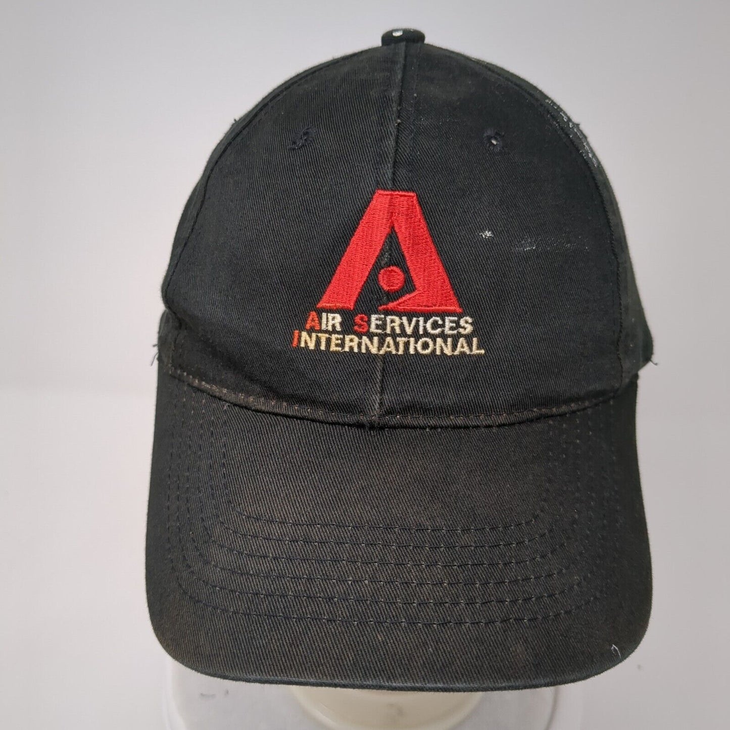 Air Services International Snapback Hat Black One Size Adjustable Sportsman
