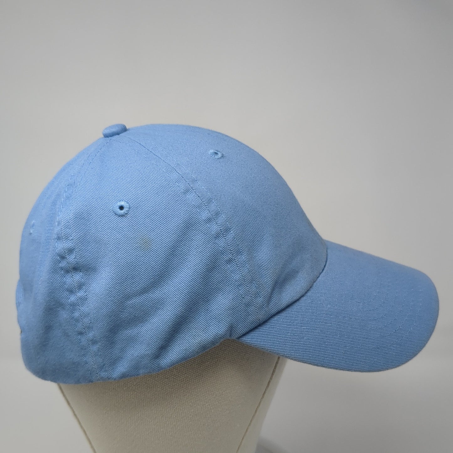 Unbranded Slideback Hat Blue One Size Adjustable Solid 6 Panel Outdoor