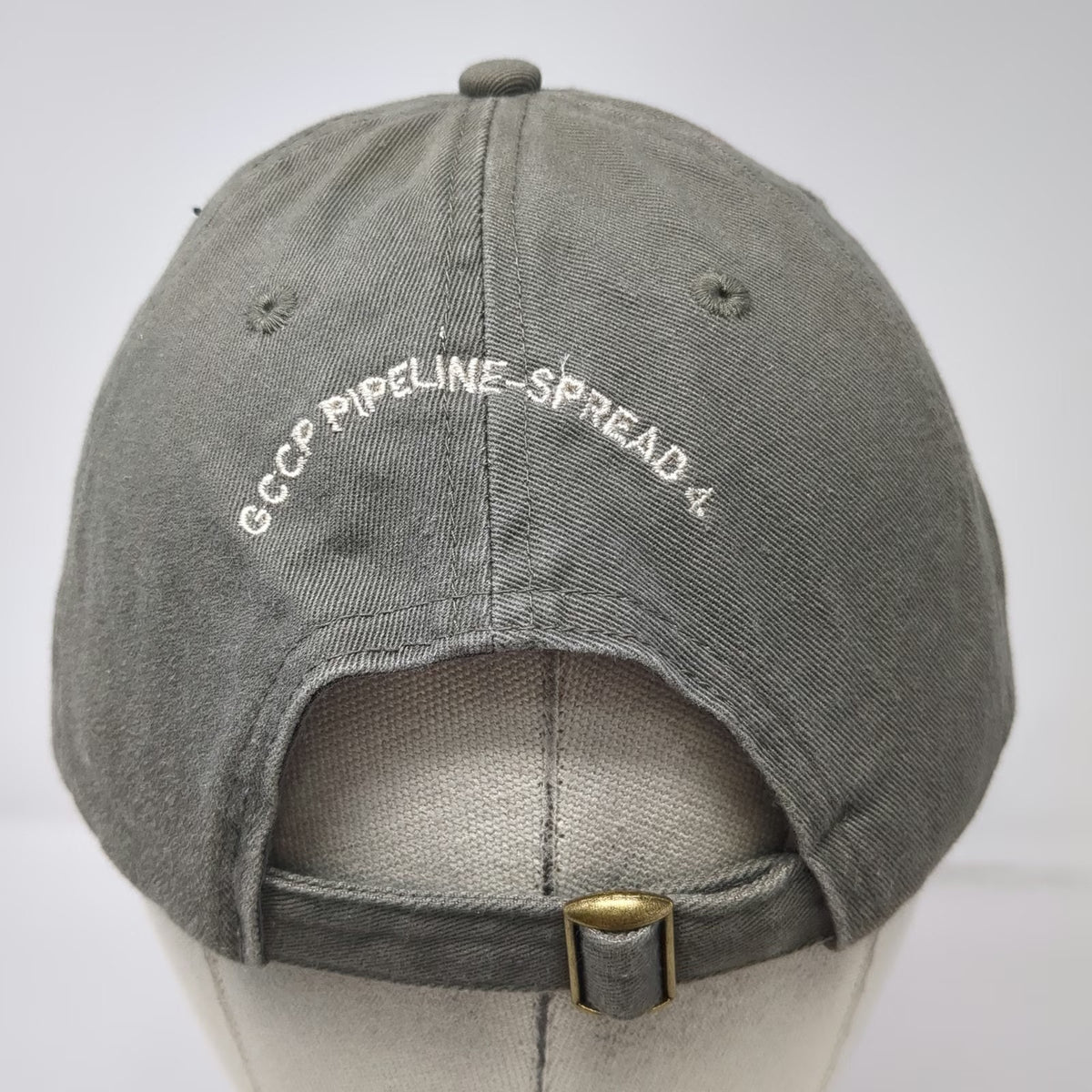 Cap America Baseball Cap Gray One Size WHC Inc Air Products GCCP Pipeline Hat