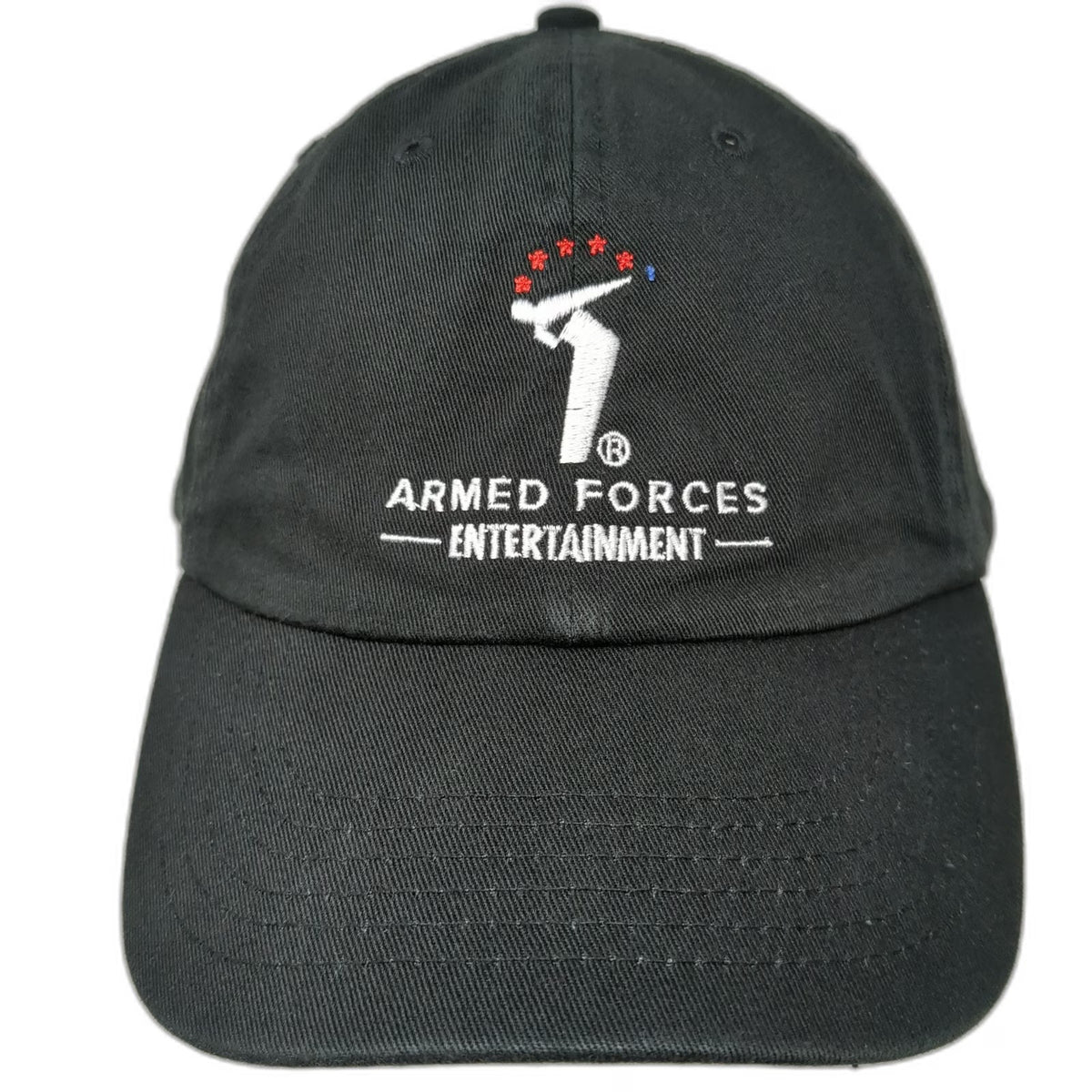 Armed Forces Entertainment Black Baseball Cap One Size Adjustable Slideback Hat