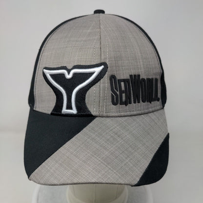 Sea World Shamu Strapback Hat Multi One Size Embroidered Colorblock