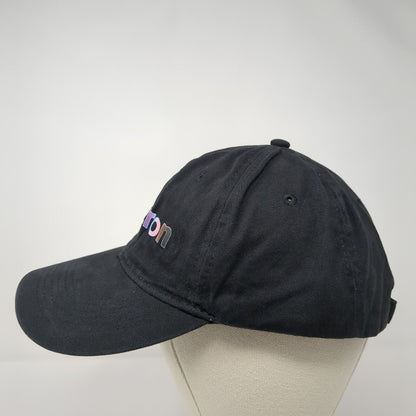 Micron Slideback Hat Black One Size Adjustable 6 Panel Port & Company