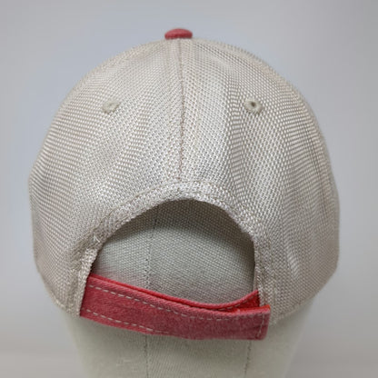Aloha Hawaii Baseball Cap Red One Size Mesh Back Kauai Chicken Patch Travel Hat