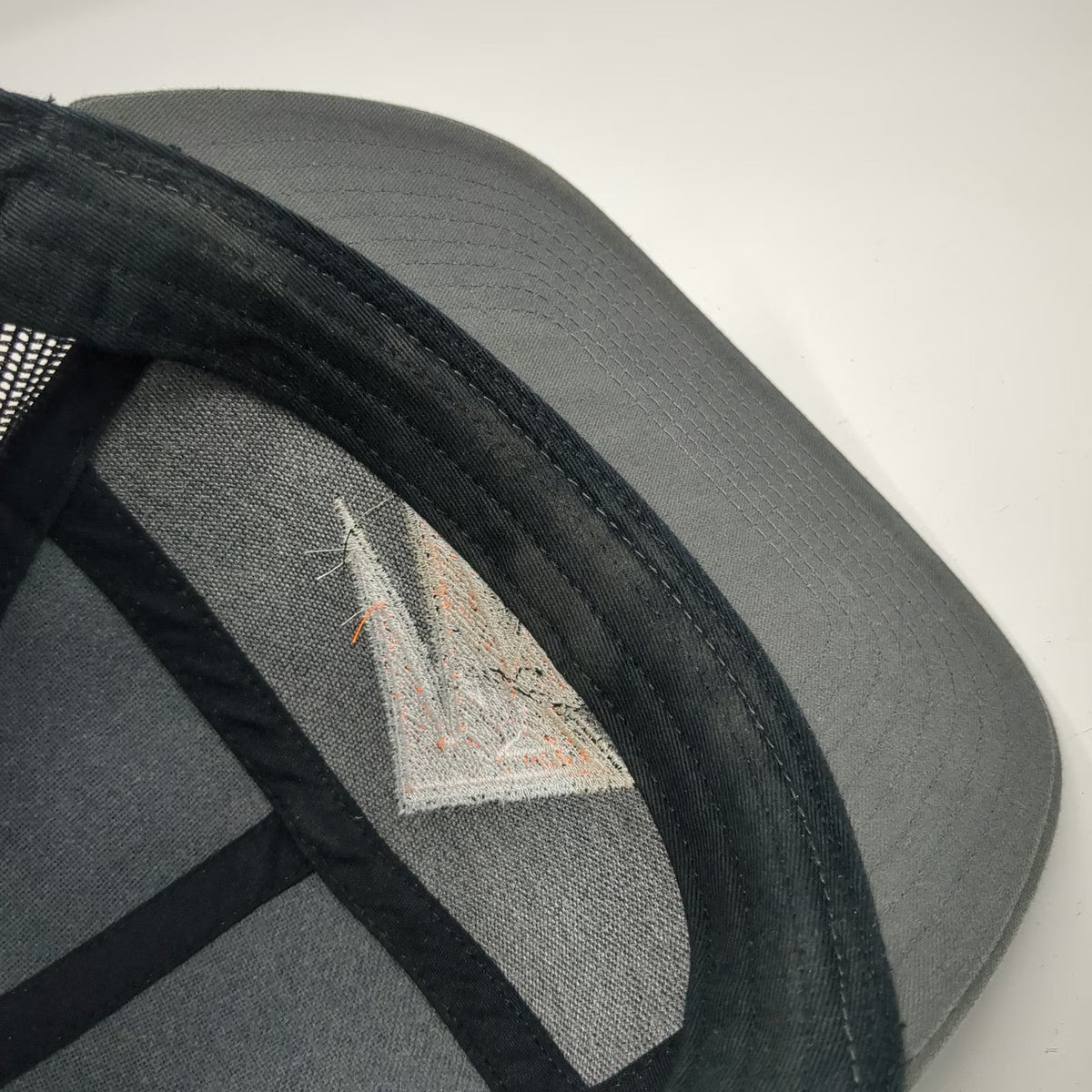 Richardson Trucker Hat Gray One Size Mesh Snapback Flat Brim Arborwear Logo