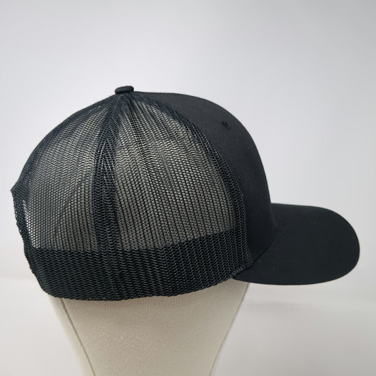 Richardson Trucker Hat Black One Size Mac Tools Pink Ribbon Mesh Snapback
