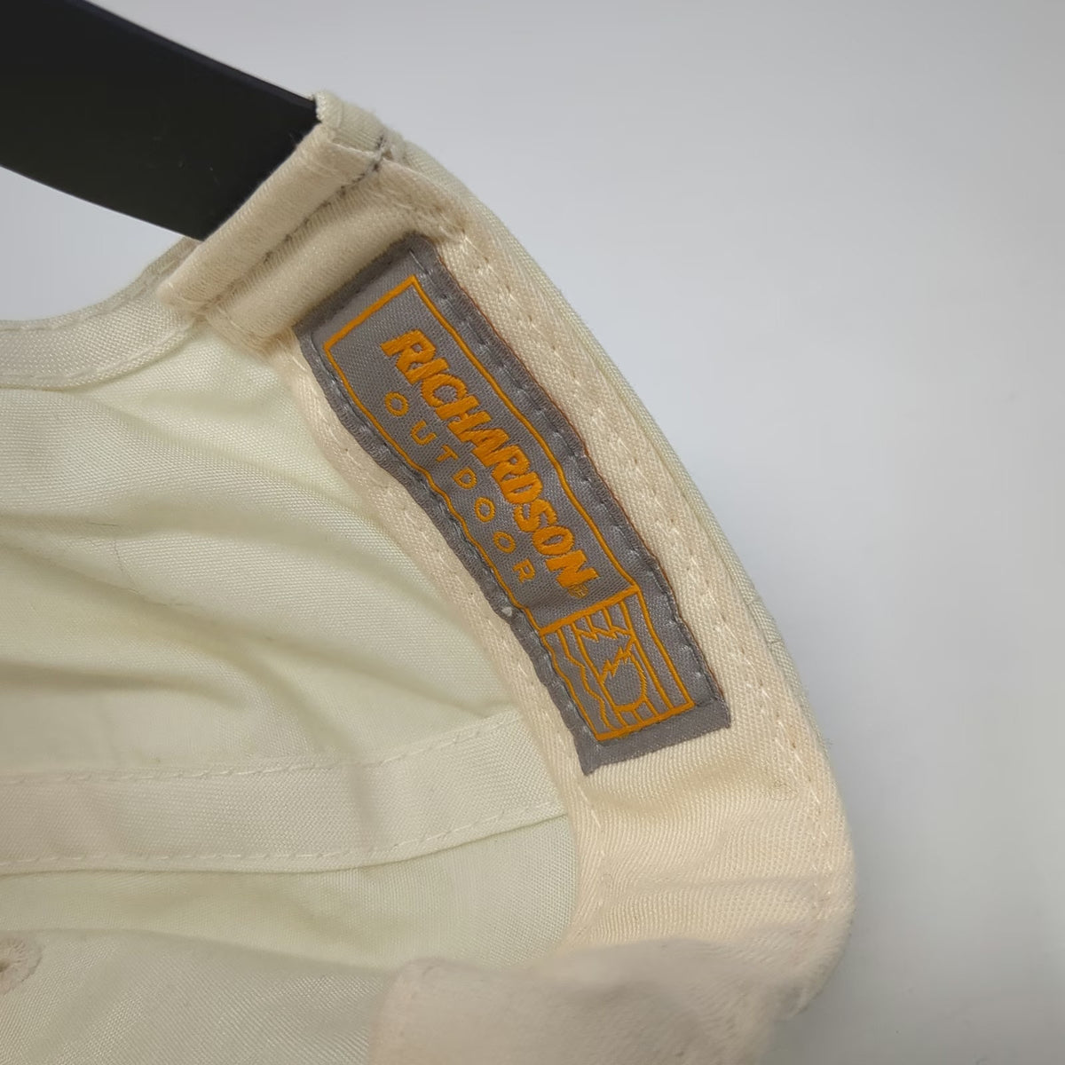 Richardson 5 Panel Beige Black One Size Westbank Anglers Jackson Hole Rope Hat