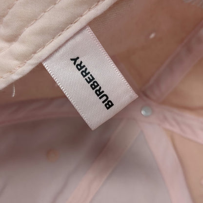Burberry Baseball Cap Pink One Size HER Embroidery Slideback Hat Cotton Promo