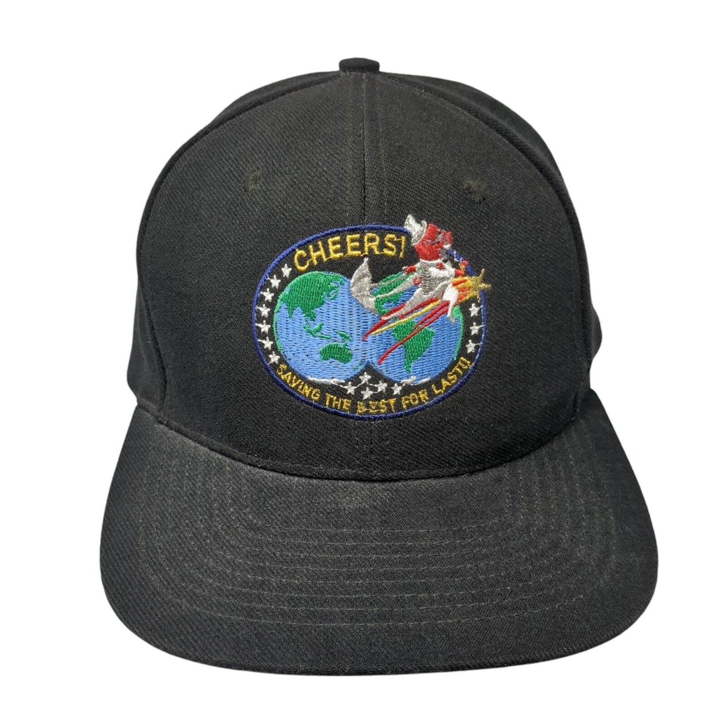 Cheers Saving The Best For Last Snapback Hat Black OS Adjustable Cobra Caps