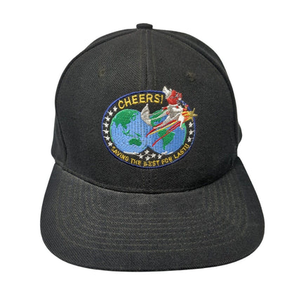 Cheers Saving The Best For Last Snapback Hat Black OS Adjustable Cobra Caps