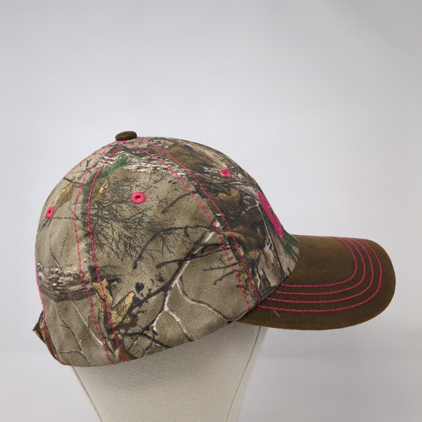 CAT Strapback Hat Camouflage One Size Adjustable Embroidered 6 Panel Realtree