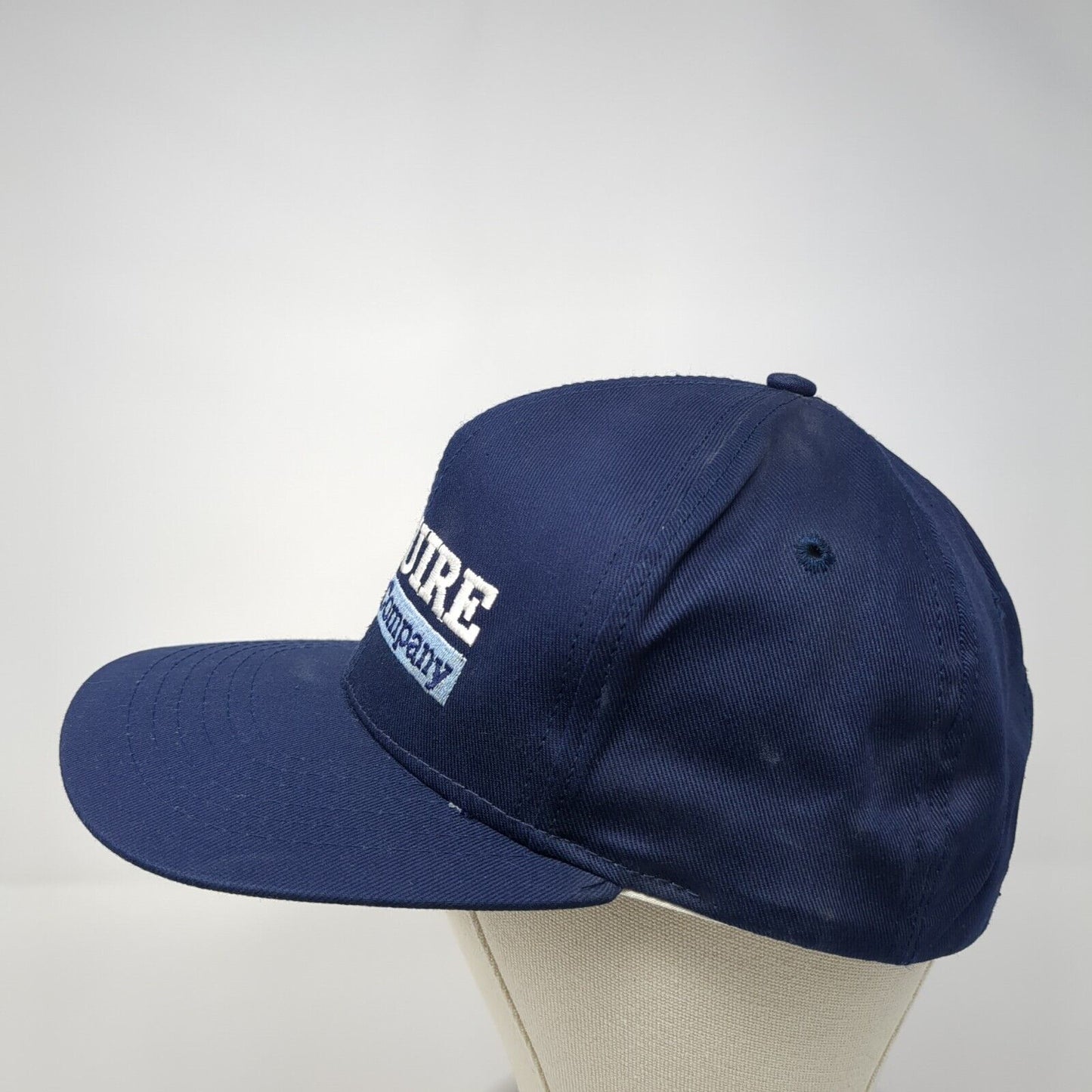 McGuire Bearing Company Snapback Hat Blue One Size Adjustable Richardson