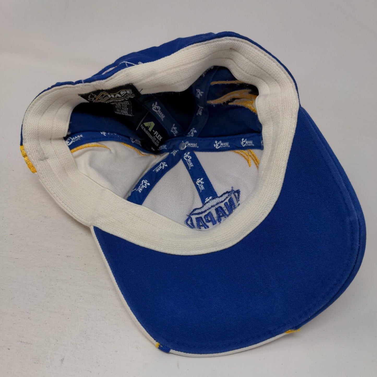 NAPA Racing Hat Michael Waltrip Embroidered Flames Autographed Chase NASCAR OSFM