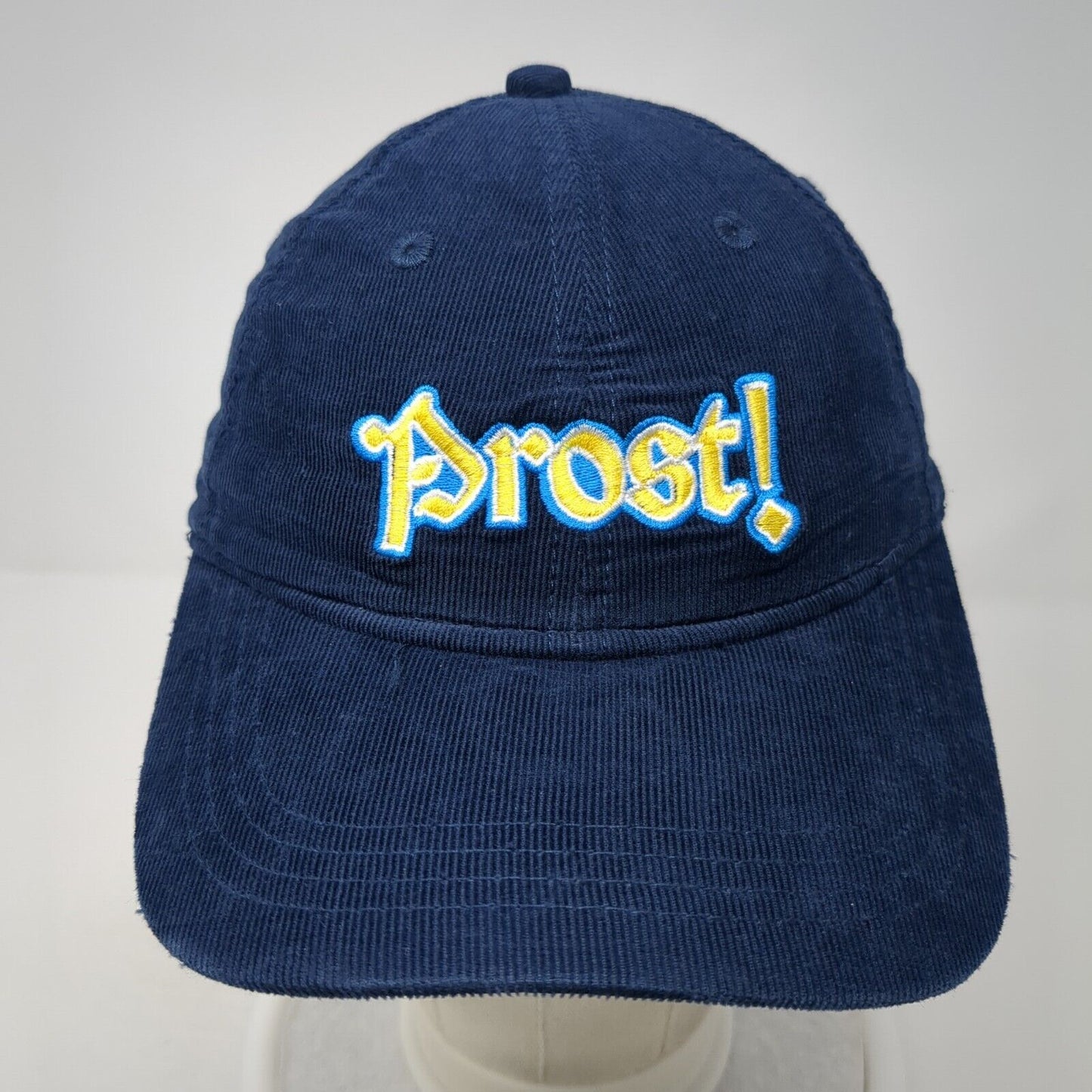 Prost! Slideback Hat Blue One Size Adjustable Embroidered Port Authority Cotton