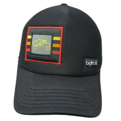 Bigtruck Trucker Hat Black One Size Patch Mesh Back Snapback Lake Tahoe Brand