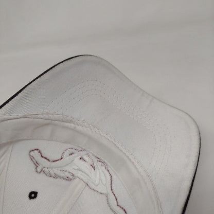 Los Algodones Baja Mexico Strapback Hat White OSFA Adjustable Embroidered Sam's