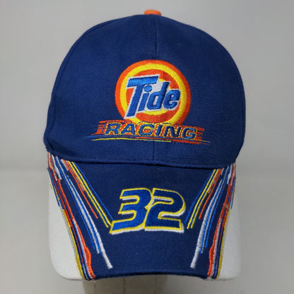 Tide Racing Men's Snapback Hat Blue OSFA Embroidered #32 Downy Logo
