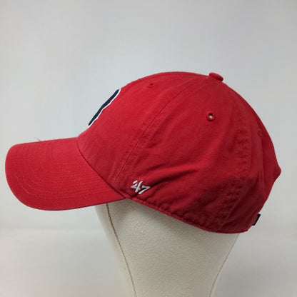 '47 Brand Men's Slideback Hat Red Size OSFA Embroidered Boston Red Sox Logo