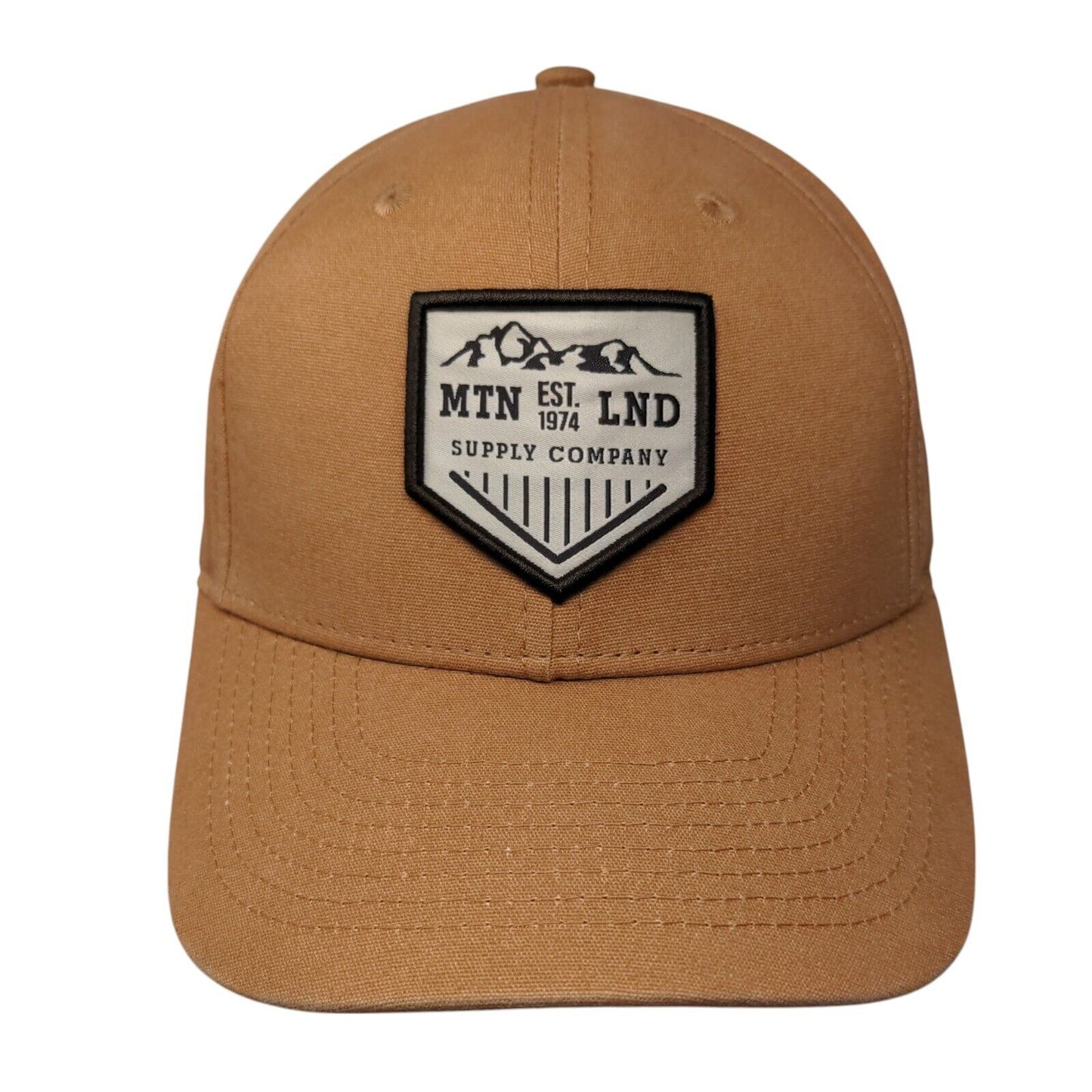 Mountain Land Supply Company Est. 1974 Snapback Hat Brown One Size Adjustable