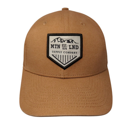 Mountain Land Supply Company Est. 1974 Snapback Hat Brown One Size Adjustable