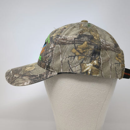 Port Authority Baseball Cap Green Camo One Size Jet Boat Races Salmon River Hat