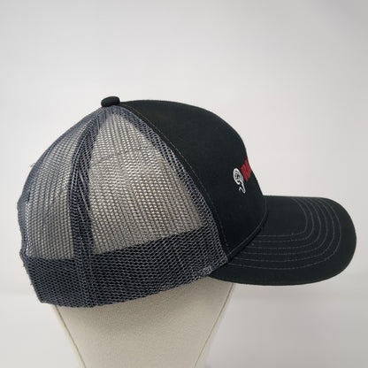 Ram Jack Snapback Mesh Back Trucker Hat Black One Size Outdoor Cap
