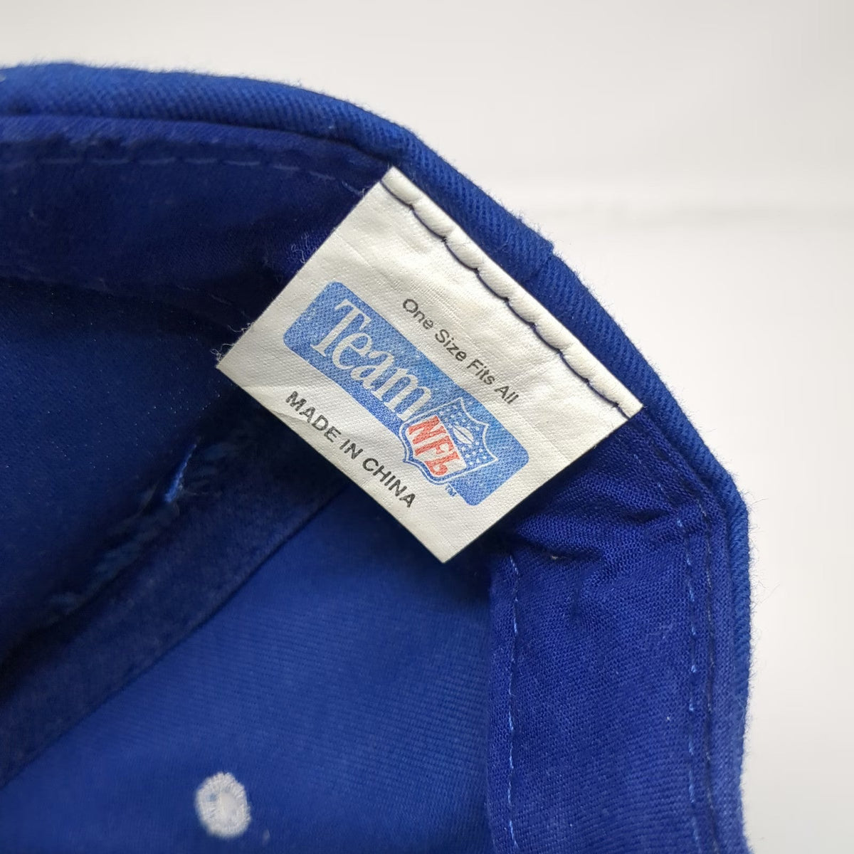 Dallas Cowboys NFL Logo 7 Snapback Blue Hat Embroidered Gray Underbrim Vintage