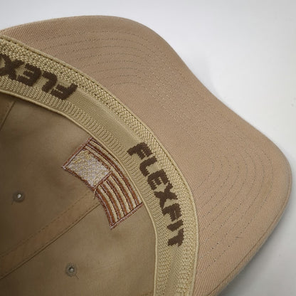 Flexfit Baseball Cap Beige XL Subdued American Flag Tactical Fitted Hat