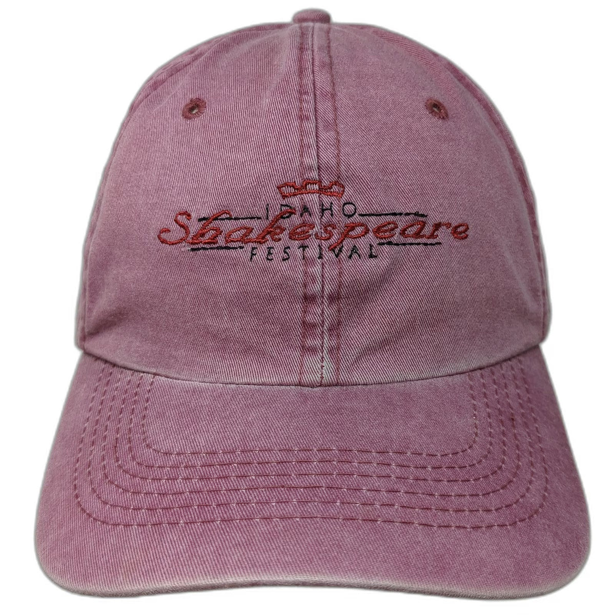 Port Authority Baseball Cap Red One Size Idaho Shakespeare Festival Cotton Hat