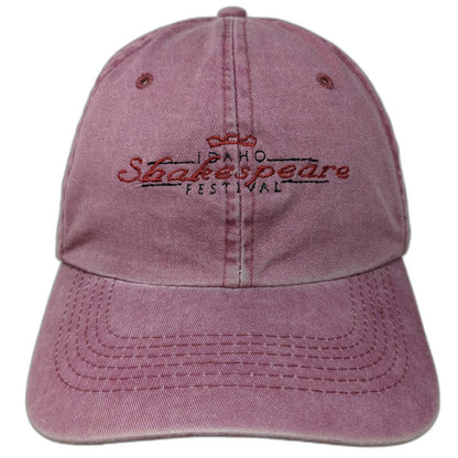 Port Authority Baseball Cap Red One Size Idaho Shakespeare Festival Cotton Hat