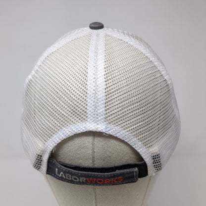 Laborworks Always Available Strapback Mesh Back Trucker Hat Gray One Size
