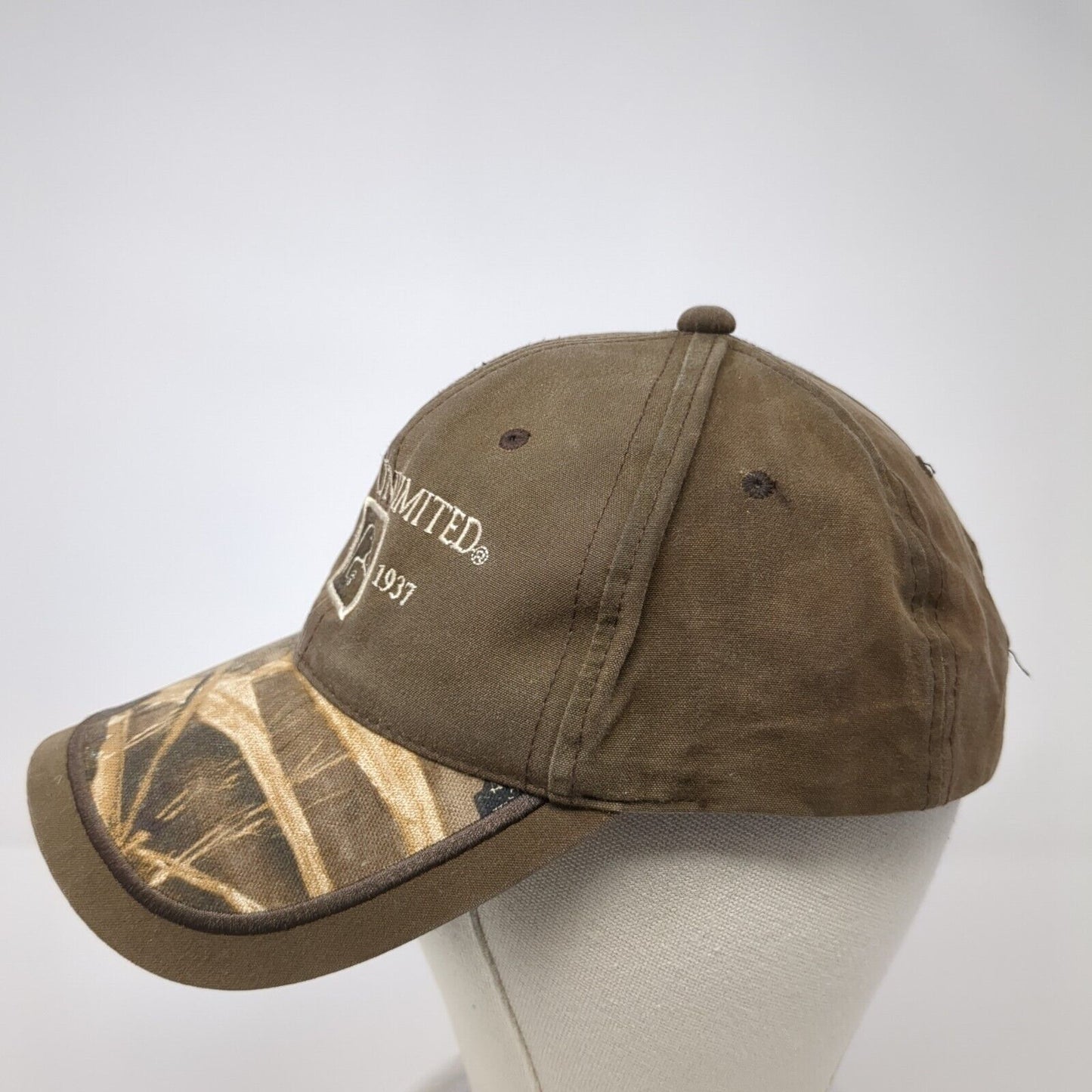Ducks Unlimited Est. 1937 Slideback Hat Brown One Size Hunting Outdoor