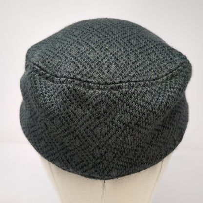 Adidas Army Cap Gray M Knit Trefoil Logo Elastic Sweatband Flex Fitted Hat