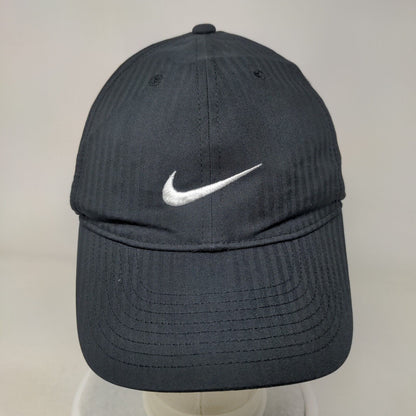 Nike Slideback Hat Black OSFM Adjustable Embroidered Swoosh Legacy91 Dri-Fit