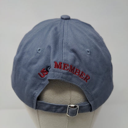 US Open Pebble Beach 2010 Slideback Hat Blue One Size Adjustable USGA Member